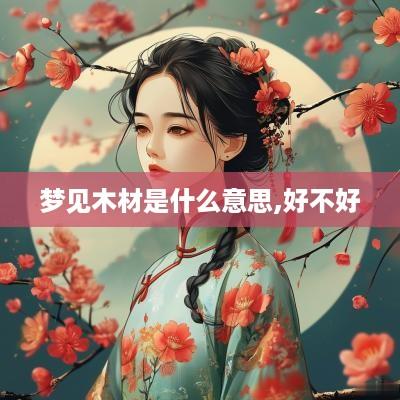 梦见木材是什么意思,好不好