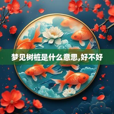 梦见树桩是什么意思,好不好