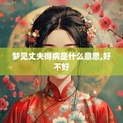 梦见丈夫得病是什么意思,好不好