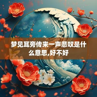 梦见耳旁传来一声悲叹是什么意思,好不好