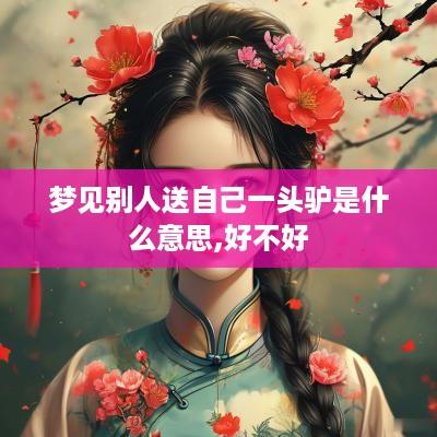 梦见别人送自己一头驴是什么意思,好不好