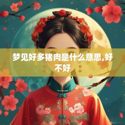 梦见好多猪肉是什么意思,好不好