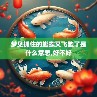 梦见抓住的蝴蝶又飞跑了是什么意思,好不好
