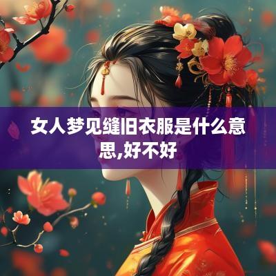 女人梦见缝旧衣服是什么意思,好不好