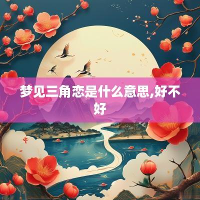 梦见三角恋是什么意思,好不好