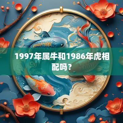 1997年属牛和1986年虎相配吗？