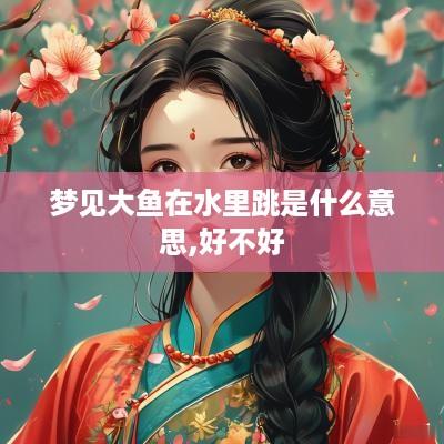 梦见大鱼在水里跳是什么意思,好不好