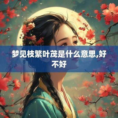 梦见枝繁叶茂是什么意思,好不好