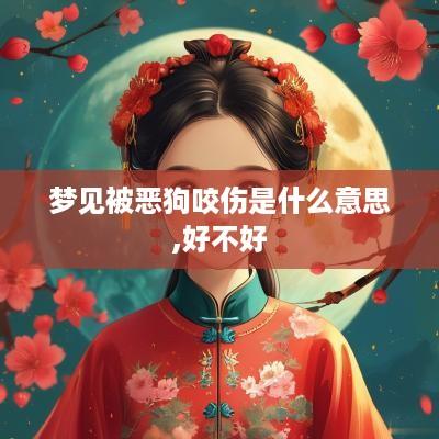 梦见被恶狗咬伤是什么意思,好不好