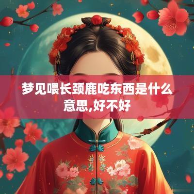 梦见喂长颈鹿吃东西是什么意思,好不好
