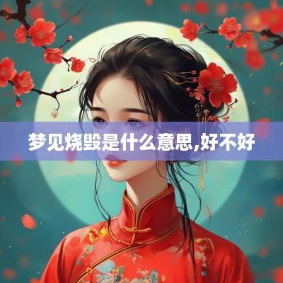 梦见烧毁是什么意思,好不好