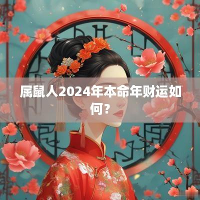 属鼠人2025年本命年财运如何？