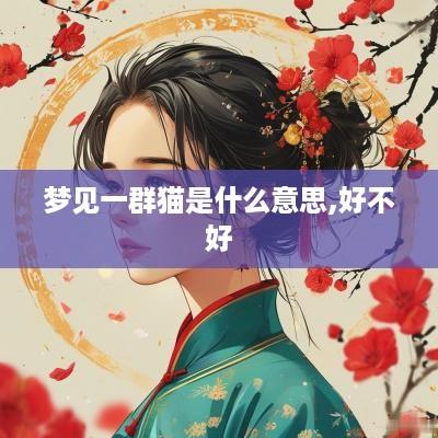 梦见一群猫是什么意思,好不好