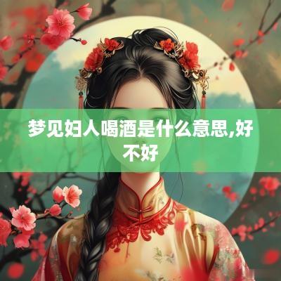梦见妇人喝酒是什么意思,好不好