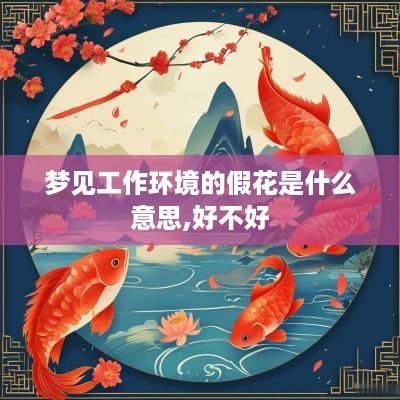 梦见工作环境的假花是什么意思,好不好