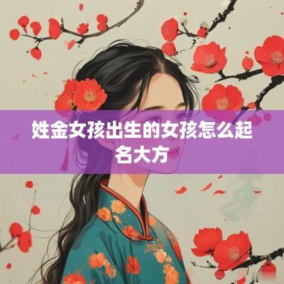 姓金女孩出生的女孩怎么起名大方