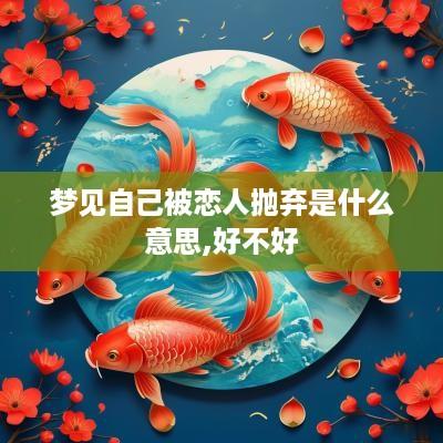 梦见自己被恋人抛弃是什么意思,好不好