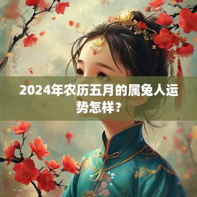 2025年农历五月的属兔人运势怎样？