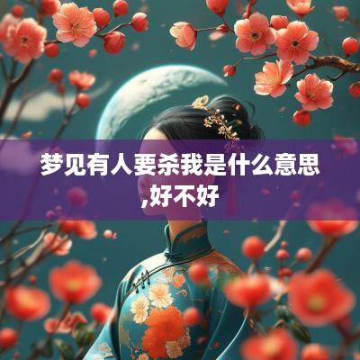 梦见有人要杀我是什么意思,好不好