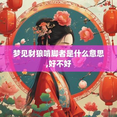 梦见豺狼啃脚者是什么意思,好不好