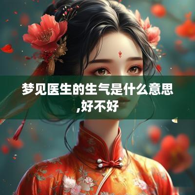 梦见医生的生气是什么意思,好不好