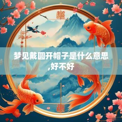 梦见戴圆开帽子是什么意思,好不好