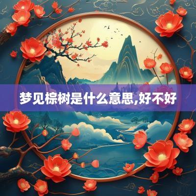 梦见棕树是什么意思,好不好