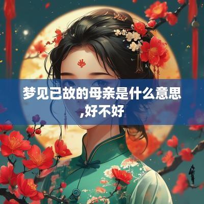 梦见已故的母亲是什么意思,好不好