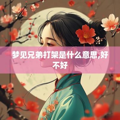 梦见兄弟打架是什么意思,好不好