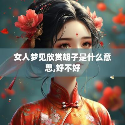 女人梦见欣赏胡子是什么意思,好不好
