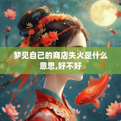 梦见自己的商店失火是什么意思,好不好