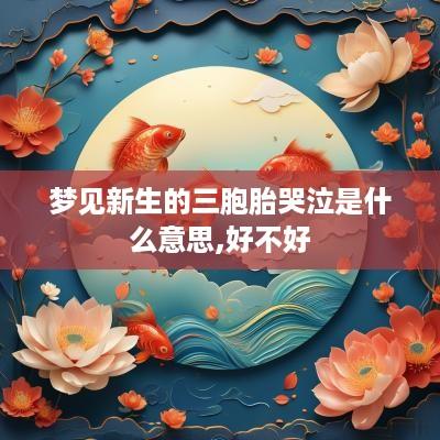 梦见新生的三胞胎哭泣是什么意思,好不好