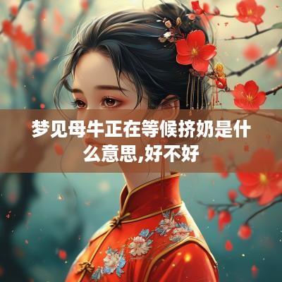 梦见母牛正在等候挤奶是什么意思,好不好