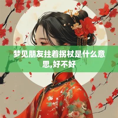 梦见朋友拄着拐杖是什么意思,好不好