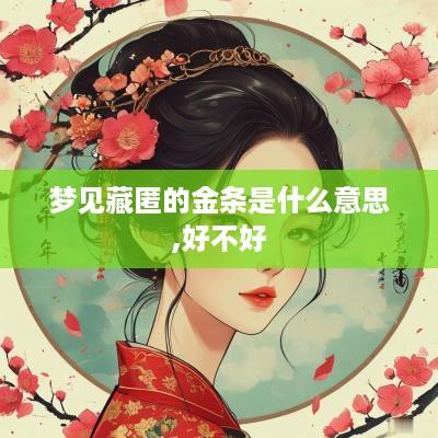 梦见藏匿的金条是什么意思,好不好