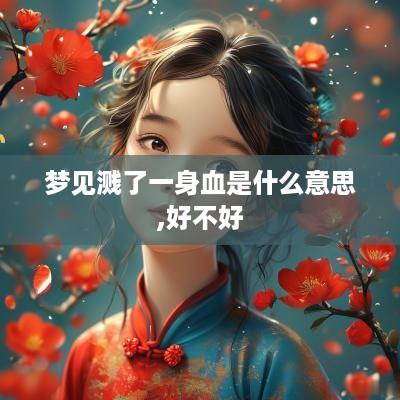梦见溅了一身血是什么意思,好不好