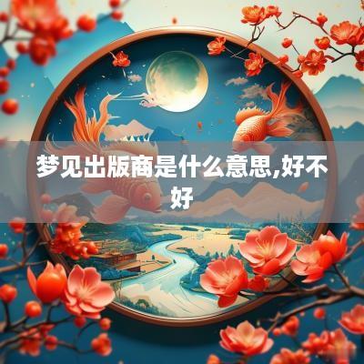 梦见出版商是什么意思,好不好