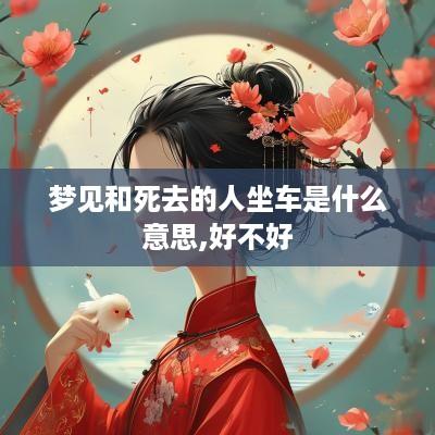 梦见和死去的人坐车是什么意思,好不好