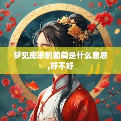 梦见成串的葡萄是什么意思,好不好