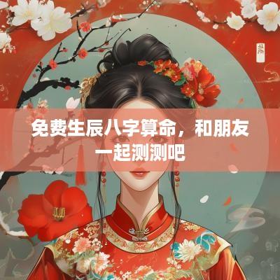 免费生辰八字算命，和朋友一起测测吧