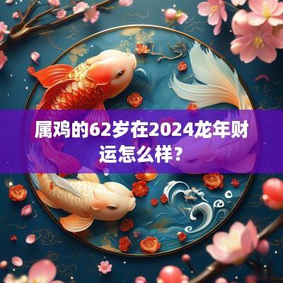 属鸡的62岁在2025蛇年财运怎么样？