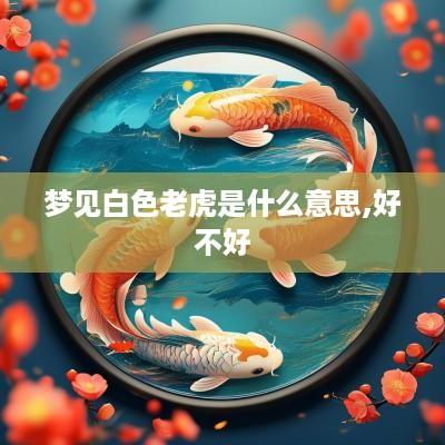 梦见白色老虎是什么意思,好不好