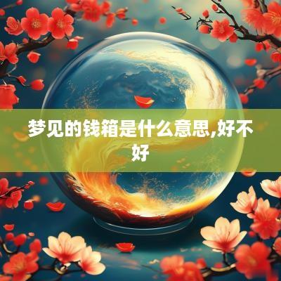 梦见的钱箱是什么意思,好不好