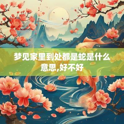 梦见家里到处都是蛇是什么意思,好不好