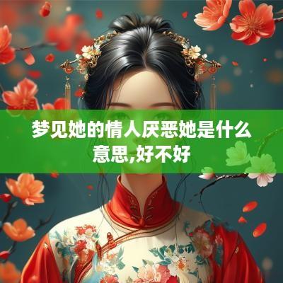 梦见她的情人厌恶她是什么意思,好不好