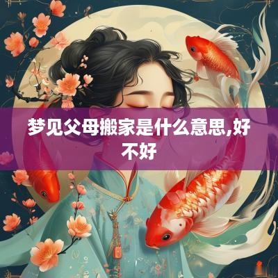 梦见父母搬家是什么意思,好不好