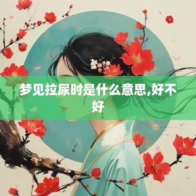梦见拉尿时是什么意思,好不好