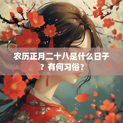 农历正月二十八是什么日子？有何习俗？