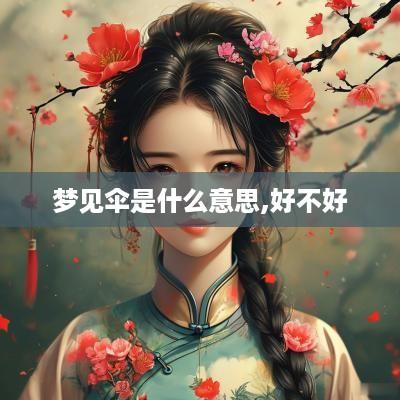 梦见伞是什么意思,好不好