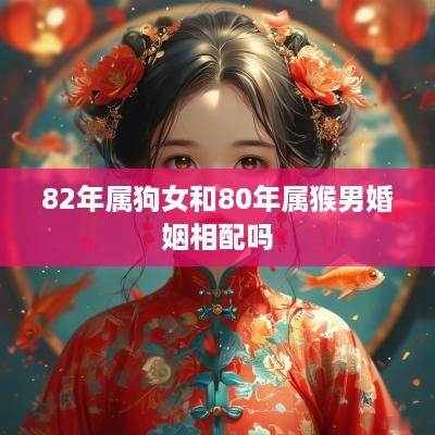 82年属狗女和80年属猴男婚姻相配吗